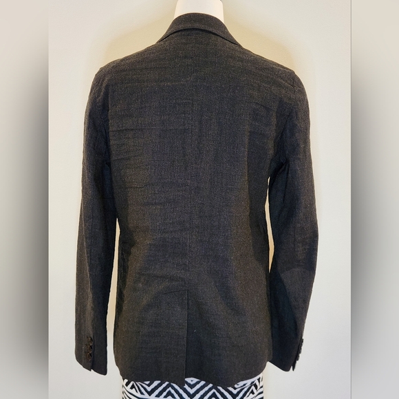 NWT || NELL & ME || blazer, single breasted, wool, deep gray, jacket, size small - Picture 6 of 9